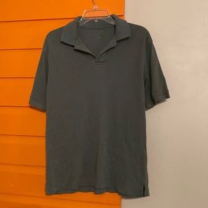 Mens Forrest green collared shirt